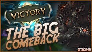 The Big Comeback (Nightbringer Yasuo Gameplay) - League of Legends - AceDesu