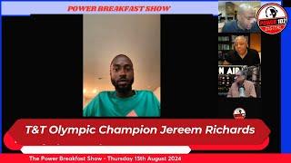 T&T Olympic Champion Jereem Richards talks about Paris 2024 and his dream  of an Olympic medal.