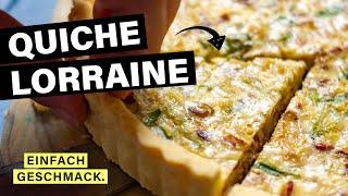 QUICHE REZEPT: Quiche Lorraine & Veggie Alternative | einfachgeschmack