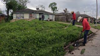 He said HE WILL MOW it HIMSELF, Until We SAID We CAN Do It FOR FREE- WORST YARD On The BLOCK