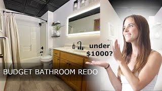 Budget Bathroom Makeover | DIY Bath Remodel