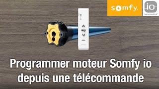 Programmer télécommande Somfy io et son moteur (Réinitialisation) - 100% Volet Roulant