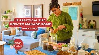 12 TIPS on how to manage home easily | To-Do Lists, Bfst, Grocery Org, Fridge Cleaning, Eggless Cake