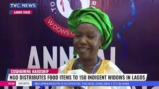 NGO Distributes Food Item To 150 Indigent Widows In Lagos