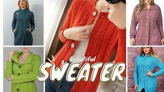 New Sweater Cardigan designs for girls and women | #sweaterdesign #sweater #cardigan