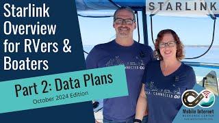 Starlink Overview for RVers & Boaters - Part 2: Selecting Your Data Plan