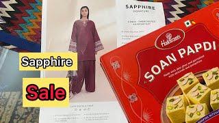 Sapphire Unstitched Embroidered Khaddar suit | sale update 50% off 2025