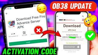 Ob38 Update Free Fire ! Advance Server Ob38 Download Option Not Showing,How To Download Ob38 Update