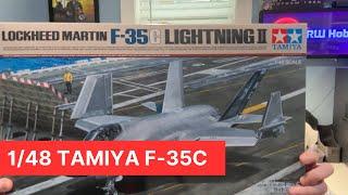 1/48 Tamiya F-35C Lightning II: A look inside the box