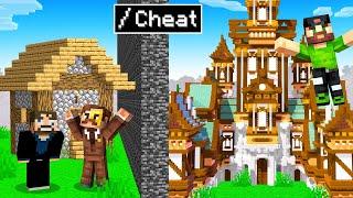 CHEATING with //PASTE in Minecraft Build Battle