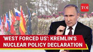 Putin Attacks West On Russia's New Nuclear Doctrine Amid Ukraine War; Kremlin Says...