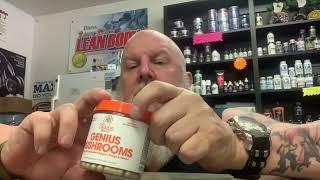 Mushrooms  review (Genius Brand ) .Cordyceps, Lions mane , Reishi . Clean energy