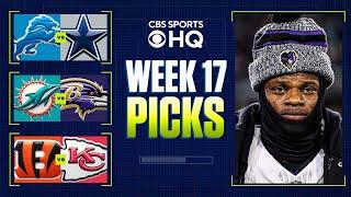 NFL Week 17 BETTING PREVIEW: Expert Picks For EVERY GAME I CBS Sports