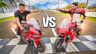 CHAMEI O BRUNO GARCIA PRO RACHA CONTRA MINHA S1000RR !