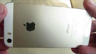 Gold Apple iPhone 5s Uber Ultimate Unboxing