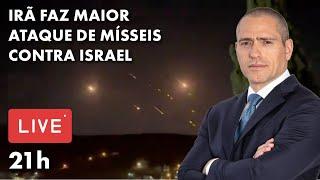 IRÃ REALIZA MAIOR ATAQUE CONTRA ISRAEL NA HISTÓRIA | PROFESSOR HOC AO VIVO