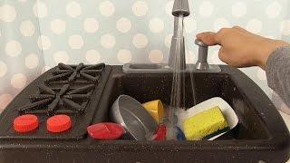 Jouets de Cuisine Vaisselle Evier Splish Splash Sink and Stove