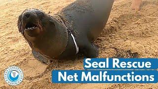 Seal Rescue Net Malfunctions During Rescue