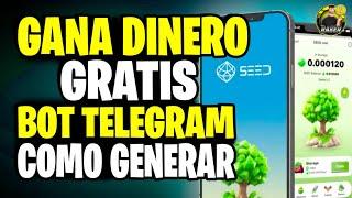  GANA DINERO GRATIS CON ESTE BOT DE TELEGRAM  AIRDROP $SEED  TUTORIAL PASO A PASO  SEED