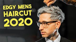 Cool Edgy Mens Haircut 2020 | Embracing Something Different!