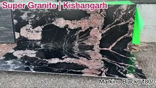 Granite in Kishangarh | Black Markino | Price ₹80/- | Premium Granite