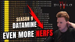 EVEN MORE NERFS CONFIRMED FOR SEASON 9 Diablo 4
