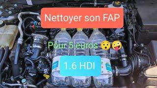 Nettoyage filtre à particules  FAP  sans démontage 1.6 HDI 