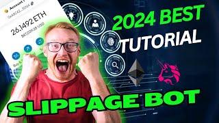 Slippage Bot How to use Chatgpt MEV Technology | MEV Bot Tutorial | 2024 Best Uniswap Bot