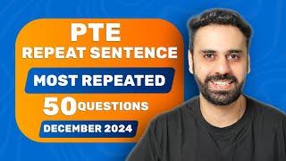 PTE Speaking Repeat Sentence | Real Exam Predictions December 2024 | VLE