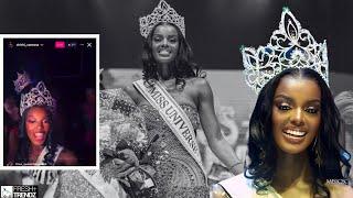 Miss Universe Nigeria Chidimma Celebrates Her Win & Blocking Noises "She Knew She Was Going to Win"