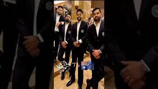 Team India in black suits for world t20 cup journey to begin #shorts #worldcup2022