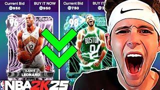 AUCTION HOUSE FINALLY STARTING TO CRASH IN NBA 2K25 MyTEAM?!? PREPARE FOR SUPER PACKS TOMORROW!