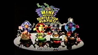 Playmates Mini Mutant Turtletop playsets  - Teenage Mutant Ninja Turtles commercial - 1995