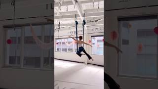 Aerial Flow No.14 #aerial #aerialhammock #aerialflow #aerialyoga #flyingyoga #shorts #workout