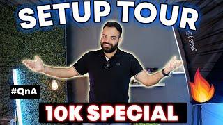 We Shoot Youtube Videos Here! 10k Special | Jetlap Tech Tips Youtube Studio Tour | QnA Announcement