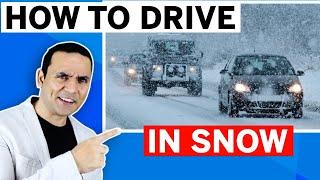 Learn how to DRIVE IN SNOW || Great Snow Driving Tips included || Chapters added