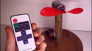 How to make remote control fan (Desktop fan)