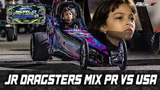 Video MIX Jr Dragsters Puerto Rico vs USA World Sport Compact Challenge 2024 Orlando Speedworld