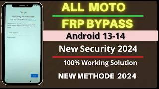 All Moto frp bypass android 13-14 100% working solution