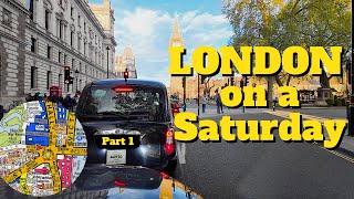 Super Saturday Shift | Driving in London | Taxi Driver POV | Part 1 of 2