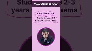 What is the Duration for an ACCA Course?⏰#shorts