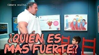 Cámara oculta de niños en El Hormiguero - Pequeños con fuerza