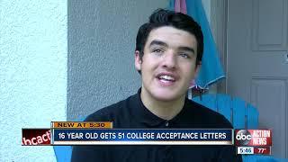 Hernando County teen accepted to 51 colleges, with full rides offered at almost all