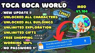 Toca Boca World Mod APK v1.104 (2025) | Unlocked Everything + No Password | Latest Update!