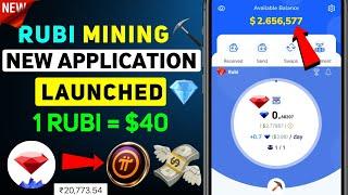 Rubi Network New Mining App | Rubi Network Airdrop New Mining App | Rubi Network Withdrawal