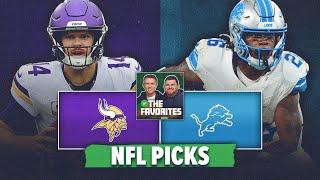 Minnesota Vikings vs Detroit Lions BEST BETS! NFL Picks & Predictions | The Favorites