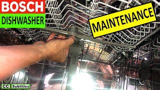 How to clean Bosch Dishwasher for Maximum Efficiency - Bosch Dishwasher Maintenance