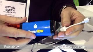 PowerNow Portable Charger - Teledex - CES 2013