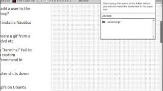 QuickBookmarkToFolder