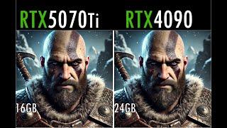 The All New RTX 5070 Ti vs RTX 4090 Ultimate Comparison - 20 Games Test